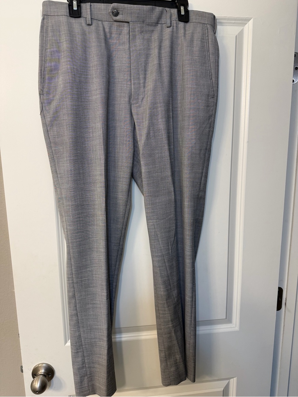 Men's Gray Dress Pants - Classic Tailored Fit 34 by 29